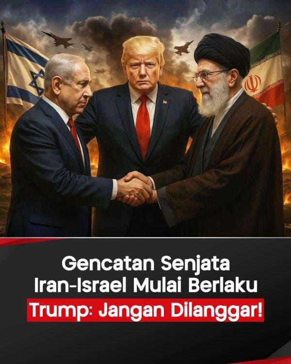 Infografis Gencatan Senjata Iran-Israel Mulai Berlaku, Trump: Jangan Dilanggar! Infografis Gencatan Senjata Iran-Israel Mulai Berlaku, Trump: Jangan Dilanggar!