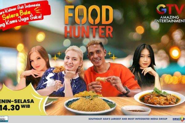 Gimana Ya Kalau Bule Berburu Makanan Indonesia? Catat Rekomendasi Makanan Enak Ala Bule di Food Hunter GTV! Gimana Ya Kalau Bule Berburu Makanan Indonesia? Catat Rekomendasi Makanan Enak Ala Bule di Food Hunter GTV!