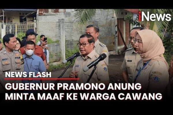Gubernur Pramono Minta Maaf soal Banjir Cawang: Kami Tak Bisa Memuaskan Semua Gubernur Pramono Minta Maaf soal Banjir Cawang: Kami Tak Bisa Memuaskan Semua