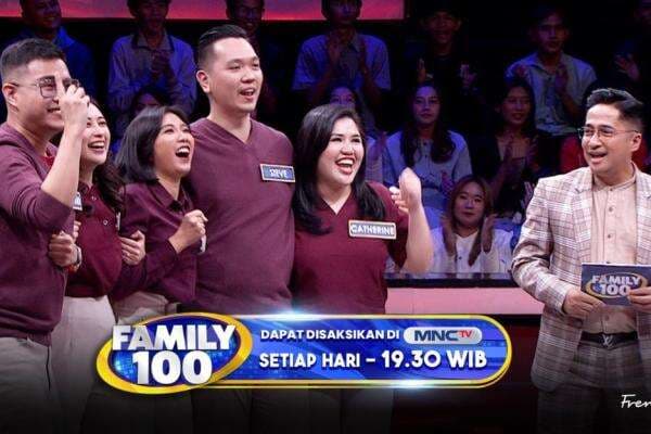Hadiah Mobil dan Uang Tunai 50 Juta Rupiah Terus Mengalir, Saksikan Keseruan Family 100, Setiap Hari Pukul 19.30 WIB di MNCTV Hadiah Mobil dan Uang Tunai 50 Juta Rupiah Terus Mengalir, Saksikan Keseruan Family 100, Setiap Hari Pukul 19.30 WIB di MNCTV