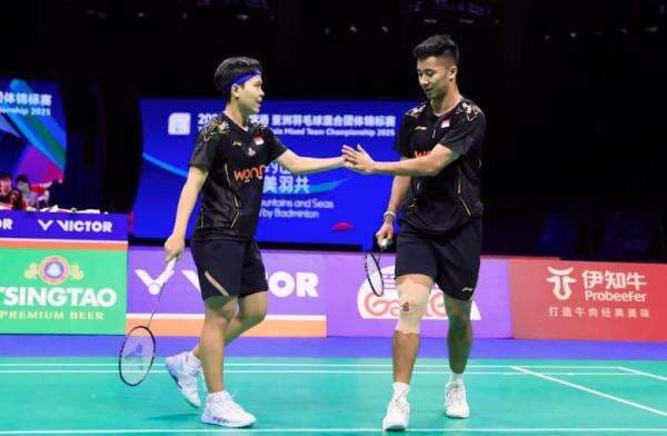 Hasil Semifinal Piala Sudirman 2025: Dejan/Fadia Kalah, Indonesia Tertinggal dari Korea Selatan 0-1 Hasil Semifinal Piala Sudirman 2025: Dejan/Fadia Kalah, Indonesia Tertinggal dari Korea Selatan 0-1