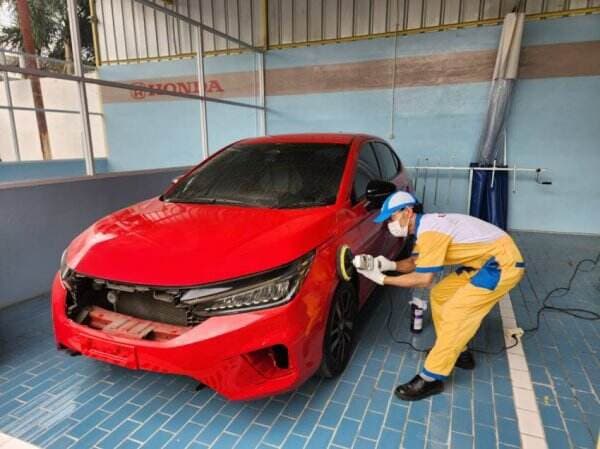 Honda Resmikan Layanan Bodi dan Cat dengan Teknologi Modern di Jaksel