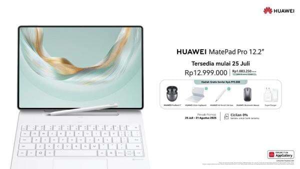 Lebih dari Laptop: Huawei MatePad Pro 12.2 (2025) sebagai Solusi Produktivitas dan Kreativitas Tanpa Kompromi, Hadir di Indonesia 25 Juli! Lebih dari Laptop: Huawei MatePad Pro 12.2 (2025) sebagai Solusi Produktivitas dan Kreativitas Tanpa Kompromi, Hadir di Indonesia 25 Juli!