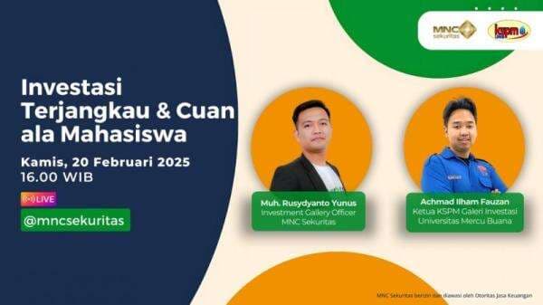 IG Live MNC Sekuritas Bahas Investasi Terjangkau dan Cuan ala Mahasiswa Hari Ini, Yuk Saksikan! IG Live MNC Sekuritas Bahas Investasi Terjangkau dan Cuan ala Mahasiswa Hari Ini, Yuk Saksikan!