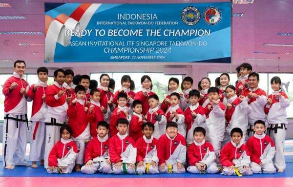 IITF Kirim 28 Atlet untuk Wakili Indonesia di Kejuaraan ASEAN Invitational Singapore ITF Taekwon-Do 2024 IITF Kirim 28 Atlet untuk Wakili Indonesia di Kejuaraan ASEAN Invitational Singapore ITF Taekwon-Do 2024