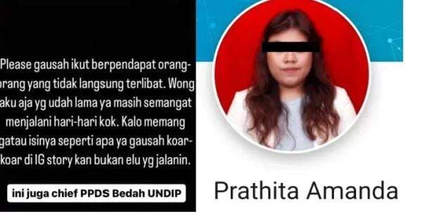 Ini Latar Belakang Pendidikan Prathita Amanda Aryani, Dokter yang Viral atas Dugaan Kasus Bullying PPDS Undip Ini Latar Belakang Pendidikan Prathita Amanda Aryani, Dokter yang Viral atas Dugaan Kasus Bullying PPDS Undip