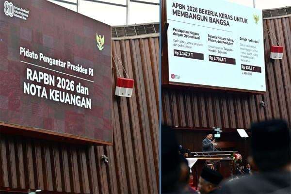 Intip Desain RAPBN 2026: Pertumbuhan Ekonomi 5,4, Rupiah Rp16.500 per USD Intip Desain RAPBN 2026: Pertumbuhan Ekonomi 5,4, Rupiah Rp16.500 per USD
