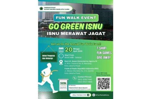 ISNU Merawat Jagat: Fun Walk dan Gerakan Penanaman 1 Juta Pohon untuk Masa Depan Bumi ISNU Merawat Jagat: Fun Walk dan Gerakan Penanaman 1 Juta Pohon untuk Masa Depan Bumi