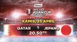 Jadwal Siaran Langsung Timnas Qatar U-23 vs Timnas Jepang U-23 di Perempatfinal Piala Asia U-23 2024, Saksikan Hanya di iNews!