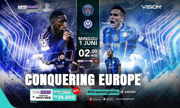 Jadwal dan Link Live Streaming PSG vs Inter Milan di Final Liga Champions 2024-2025 Jadwal dan Link Live Streaming PSG vs Inter Milan di Final Liga Champions 2024-2025