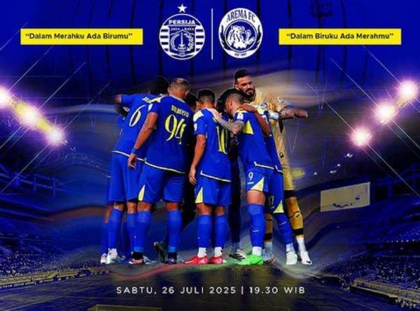 Jadwal Persija Jakarta vs Arema FC Jelang Super League 2025-2026: Main di JIS! Jadwal Persija Jakarta vs Arema FC Jelang Super League 2025-2026: Main di JIS!