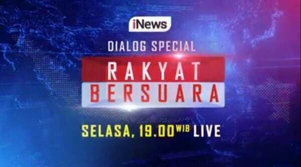 Jangan Lewatkan Besok, Dialog Spesial Rakyat Bersuara Bersama Aiman Witjaksono 'Adu Bukti Buat Demokrasi', Pukul 7 Malam, Live di iNews