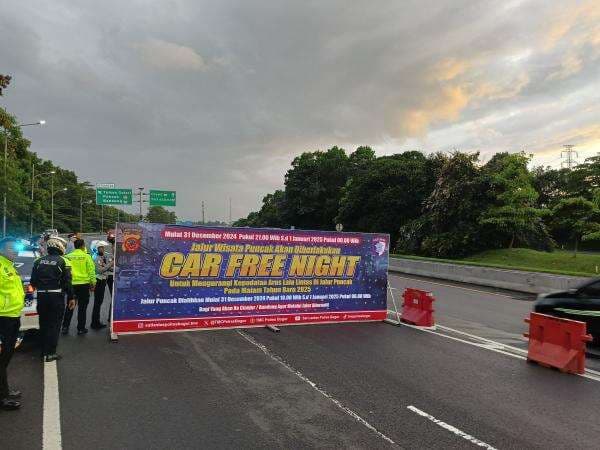 Jelang Car Free Night Jalur Puncak Bogor, Kendaraan dari Tol Jagorawi Dialihkan Jelang Car Free Night Jalur Puncak Bogor, Kendaraan dari Tol Jagorawi Dialihkan