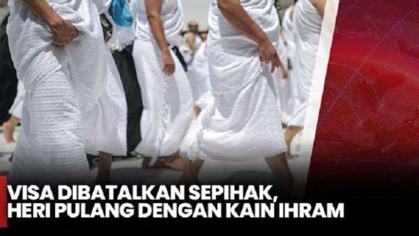 Miris! Sekeluarga Gagal Haji gegara Visa Bermasalah, Dipulangkan ke Indonesia Miris! Sekeluarga Gagal Haji gegara Visa Bermasalah, Dipulangkan ke Indonesia