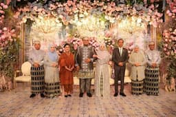 Jokowi, SBY, JK dan Try Sutrisno Hadiri Resepsi Pernikahan Putra Mentan Andi Amran   