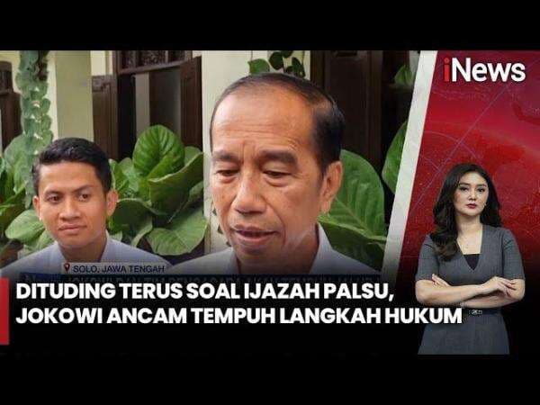 Heboh Dugaan Ijazah Palsu, Jokowi: Siapa yang Menuduh, Dia yang Membuktikan Heboh Dugaan Ijazah Palsu, Jokowi: Siapa yang Menuduh, Dia yang Membuktikan