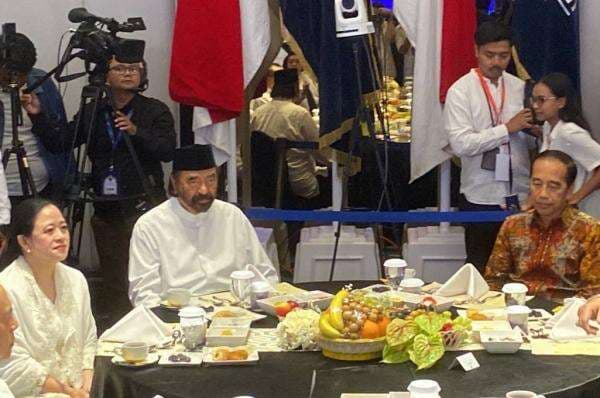 Momen Jokowi dan Puan Duduk Satu Meja saat Bukber Nasdem Momen Jokowi dan Puan Duduk Satu Meja saat Bukber Nasdem