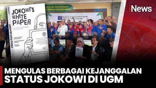 Viral Buku Jokowi's White Paper, Isinya Ulasan Kejanggalan Jokowi di UGM! Viral Buku Jokowi's White Paper, Isinya Ulasan Kejanggalan Jokowi di UGM!