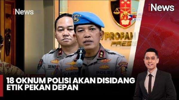 18 Oknum Polisi Diduga Peras Penonton Konser DWP Disidang Etik Pekan Depan 18 Oknum Polisi Diduga Peras Penonton Konser DWP Disidang Etik Pekan Depan