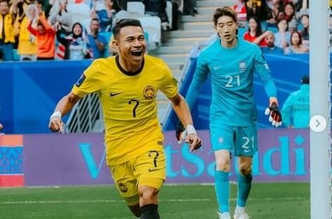 Kalahkan Rekan Cristiano Ronaldo hingga Son Heung-min, Bintang Timnas Malaysia Raih Gol Terbaik di Piala Asia 2023