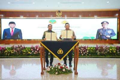 Teken MoU dengan Kemenhut, Kapolri Komitmen Lindungi Hutan dan Satwa Teken MoU dengan Kemenhut, Kapolri Komitmen Lindungi Hutan dan Satwa