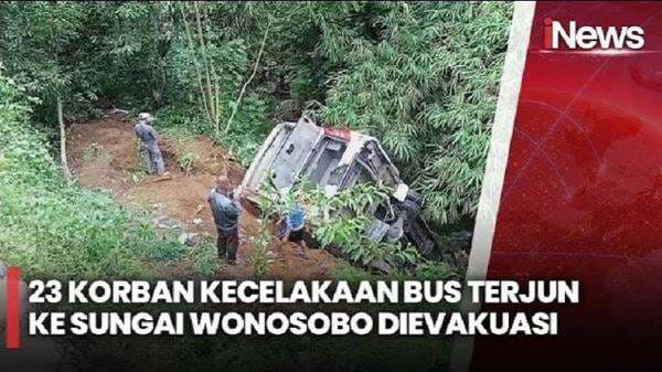 Dramatis! Evakuasi Puluhan Santri Korban Kecelakaan Bus Masuk ke Jurang di Wonosobo Dramatis! Evakuasi Puluhan Santri Korban Kecelakaan Bus Masuk ke Jurang di Wonosobo