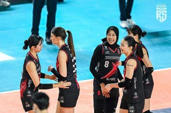 Kekuatan Cinta Bantu Megawati Hangestri Menggila hingga Perpanjang Napas Red Sparks di Final Liga Voli Korea Selatan 2025 Kekuatan Cinta Bantu Megawati Hangestri Menggila hingga Perpanjang Napas Red Sparks di Final Liga Voli Korea Selatan 2025