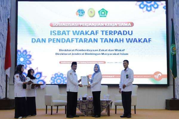 Kemenag Gandeng MA dan ATR/BPN Legalisasi Tanah Wakaf untuk Madrasah hingga Masjid Kemenag Gandeng MA dan ATR/BPN Legalisasi Tanah Wakaf untuk Madrasah hingga Masjid