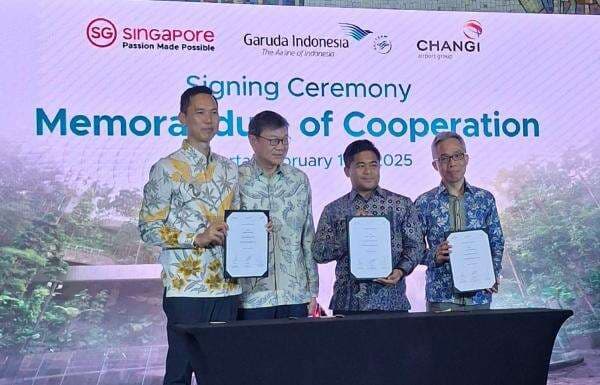 Singapore Tourism Board Gandeng Garuda Indonesia dan Changi Airport Group Tingkatkan Pariwisata Dua Negara Singapore Tourism Board Gandeng Garuda Indonesia dan Changi Airport Group Tingkatkan Pariwisata Dua Negara