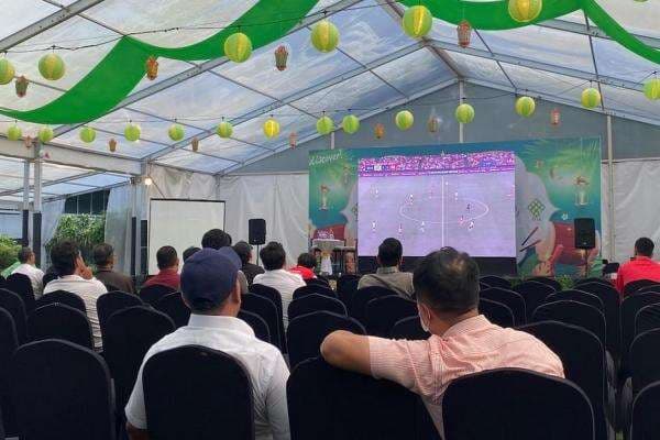 Keseruan Nobar Timnas vs Australia Bersama Kementerian Ekonomi Kreatif di Hotel Borobudur Jakarta Keseruan Nobar Timnas vs Australia Bersama Kementerian Ekonomi Kreatif di Hotel Borobudur Jakarta