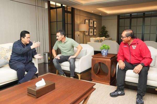 Erick Thohir Rapat dengan Pelatih Timnas Indonesia U-23 Gerald Vanenburg, Bahas Apa? Erick Thohir Rapat dengan Pelatih Timnas Indonesia U-23 Gerald Vanenburg, Bahas Apa?