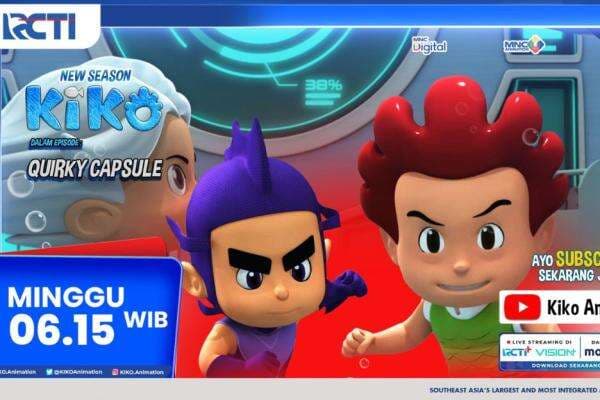 KIKO Season 4 Episode Quirky Capsule, Minggu 4 Mei 2025 Jam 06.15 Pagi di RCTI KIKO Season 4 Episode Quirky Capsule, Minggu 4 Mei 2025 Jam 06.15 Pagi di RCTI