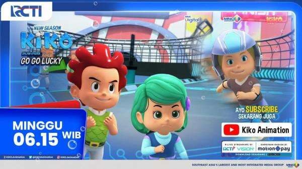 KIKO Season 4 Episode Go Go Lucky, Minggu 20 April 2025 pukul 06.15 WIB, Petualangan Baru Kota Asri Masa Depan KIKO Season 4 Episode Go Go Lucky, Minggu 20 April 2025 pukul 06.15 WIB, Petualangan Baru Kota Asri Masa Depan