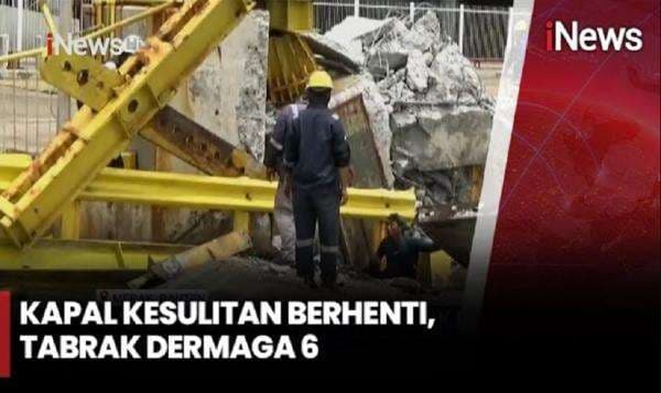 KMP Portlink III Tabrak Dermaga Eksekutif di Pelabuhan Merak KMP Portlink III Tabrak Dermaga Eksekutif di Pelabuhan Merak