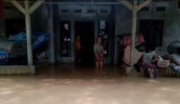 Korban Banjir Lebak Pilih <i>Ngungsi</i> Takut Sungai Cibereum Meluap Lagi