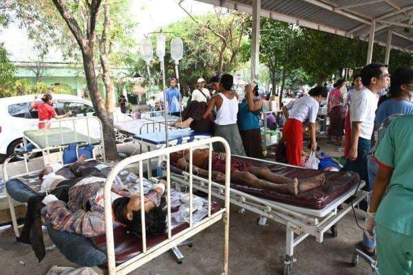 Korban Gempa Myanmar Bertambah, 144 Orang Tewas dan 730 Terluka Korban Gempa Myanmar Bertambah, 144 Orang Tewas dan 730 Terluka