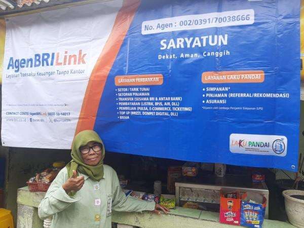 KUR BRI Bantu Saryatun Kembangkan Usaha dan Dapat Kemudahan Jadi Agen BRILink KUR BRI Bantu Saryatun Kembangkan Usaha dan Dapat Kemudahan Jadi Agen BRILink