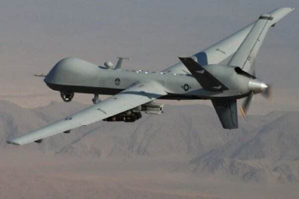 Lagi, Drone Canggih MQ-9 Reaper AS Senilai Rp486 Miliar Jatuh di Lepas Pantai Yaman