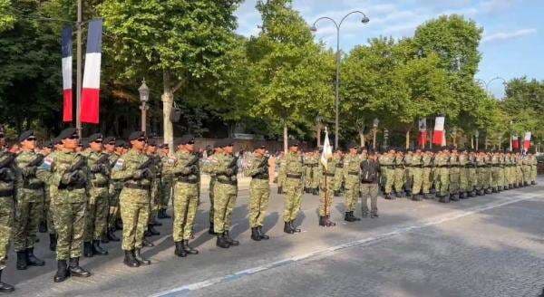 Momen Indonesia Raya Berkumandang di Bastille Day Paris Momen Indonesia Raya Berkumandang di Bastille Day Paris