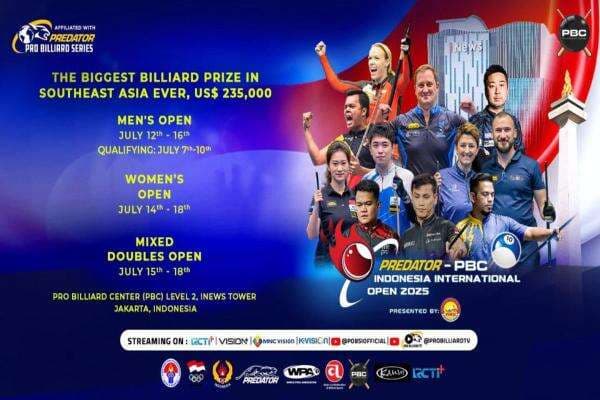 Link Live Streaming Predator PBC Indonesia International Open 2025: Tonton di RCTI+ Link Live Streaming Predator PBC Indonesia International Open 2025: Tonton di RCTI+