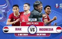 Link Live Streaming Timnas Indonesia vs Irak di Perebutan Tiket Olimpiade Paris 2024 di RCTI+, Klik di Sini!