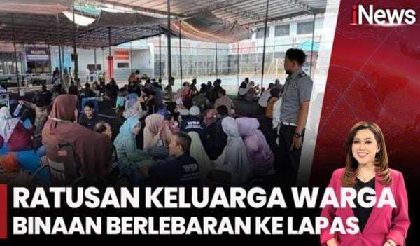 Lapas Cipinang Dipadati Ratusan Keluarga saat Kunjungan Lebaran Lapas Cipinang Dipadati Ratusan Keluarga saat Kunjungan Lebaran