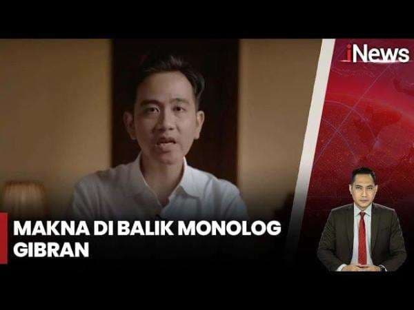 Makna di Balik Video Monolog Gibran, Ini Kata Pengamat Makna di Balik Video Monolog Gibran, Ini Kata Pengamat
