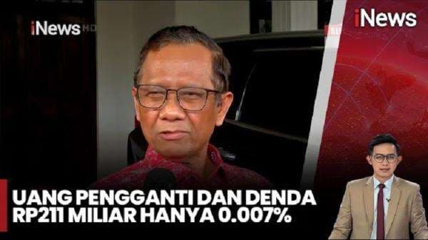 Mahfud MD: Vonis Ringan Harvey Moeis Menusuk Rasa Keadilan Mahfud MD: Vonis Ringan Harvey Moeis Menusuk Rasa Keadilan