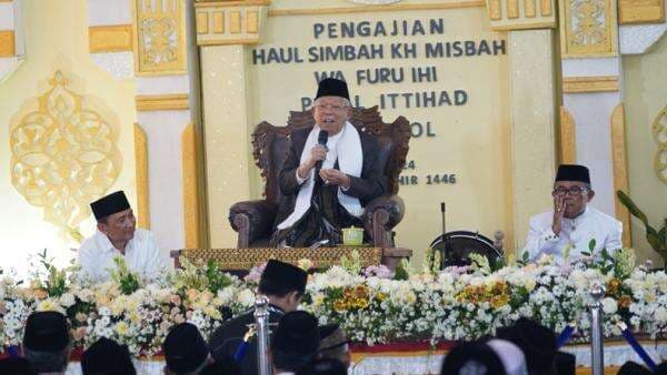 Ma'ruf Amin Silaturahmi ke Jateng jelang Akhir 2024, Perkuat Konektivitas Ulama Ma'ruf Amin Silaturahmi ke Jateng jelang Akhir 2024, Perkuat Konektivitas Ulama