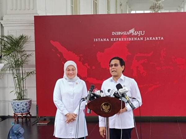 Menteri Abdul Halim Iskandar dan Ida Fauziyah Lapor Perolehan Suara PKB ke Jokowi