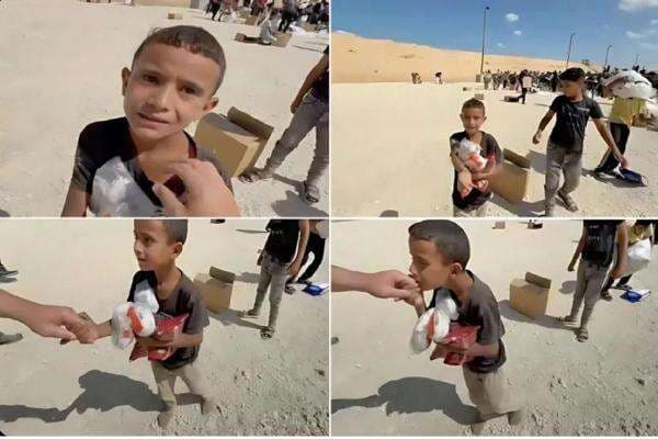 Menyayat Hati, Bocah Gaza Cium Tangan Petugas Bantuan lalu Ditembak Mati Tentara Israel Menyayat Hati, Bocah Gaza Cium Tangan Petugas Bantuan lalu Ditembak Mati Tentara Israel