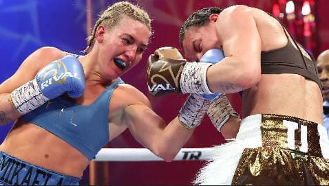 Mikaela Mayer Pertahankan Gelar WBO usai Duel Sengit Lawan Sandy Ryan Mikaela Mayer Pertahankan Gelar WBO usai Duel Sengit Lawan Sandy Ryan