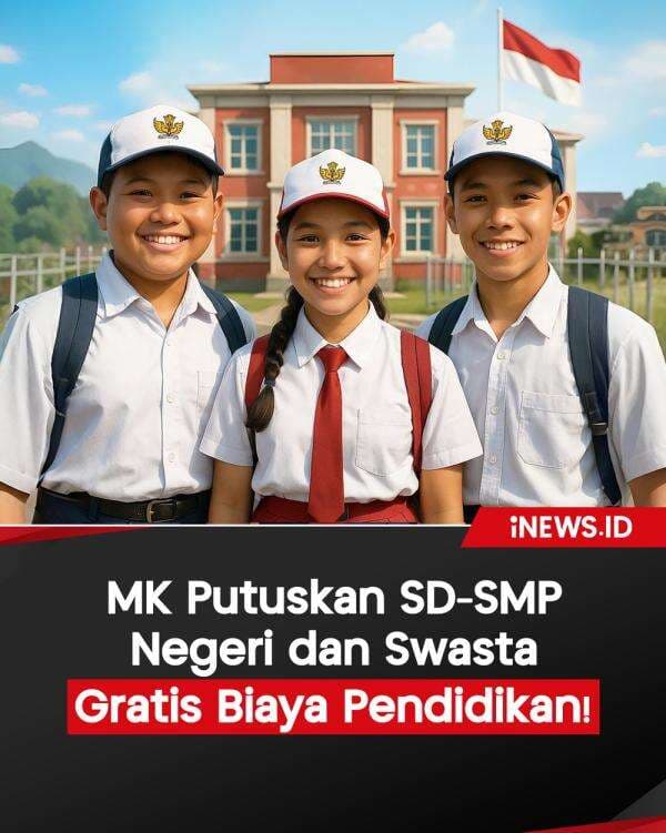 Infografis MK Putuskan SD-SMP Negeri dan Swasta Gratis Infografis MK Putuskan SD-SMP Negeri dan Swasta Gratis