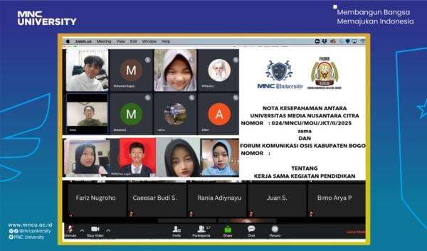 MNC University Kolaborasi dengan Forum Komunikasi OSIS Kabupaten Bogor, Dukung Pengembangan Siswa dan Sediakan Beasiswa MNC University Kolaborasi dengan Forum Komunikasi OSIS Kabupaten Bogor, Dukung Pengembangan Siswa dan Sediakan Beasiswa